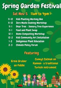 program for Spring Garden Festival